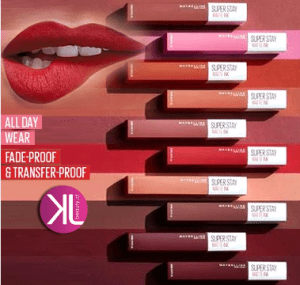 Shades lip cream maybeline